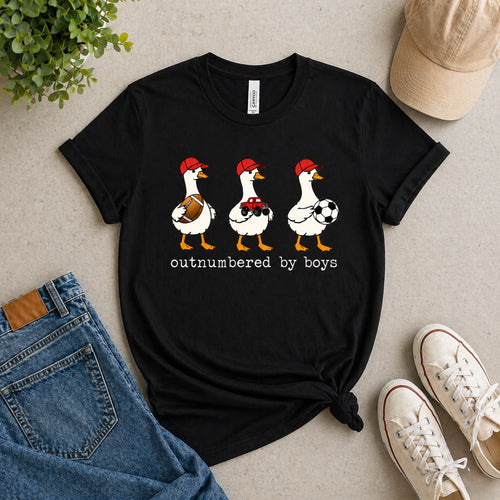 outnumbered by boys T-Shirt