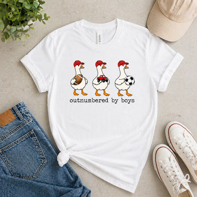 outnumbered by boys T-Shirt
