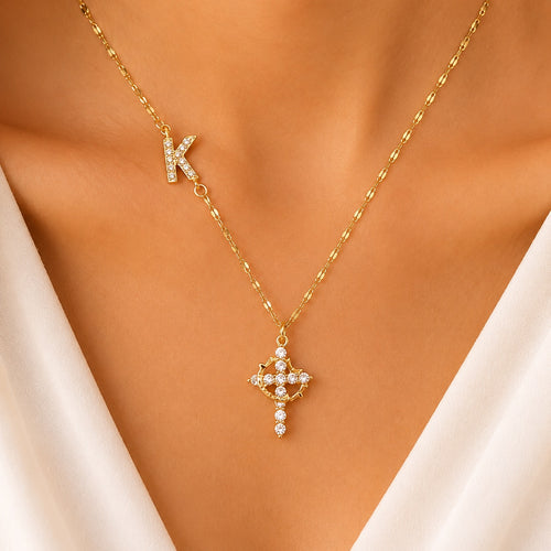 The Initial Cross™ Necklace